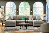 Room setting featuring Newellen 3-Piece Sectional with Chaise