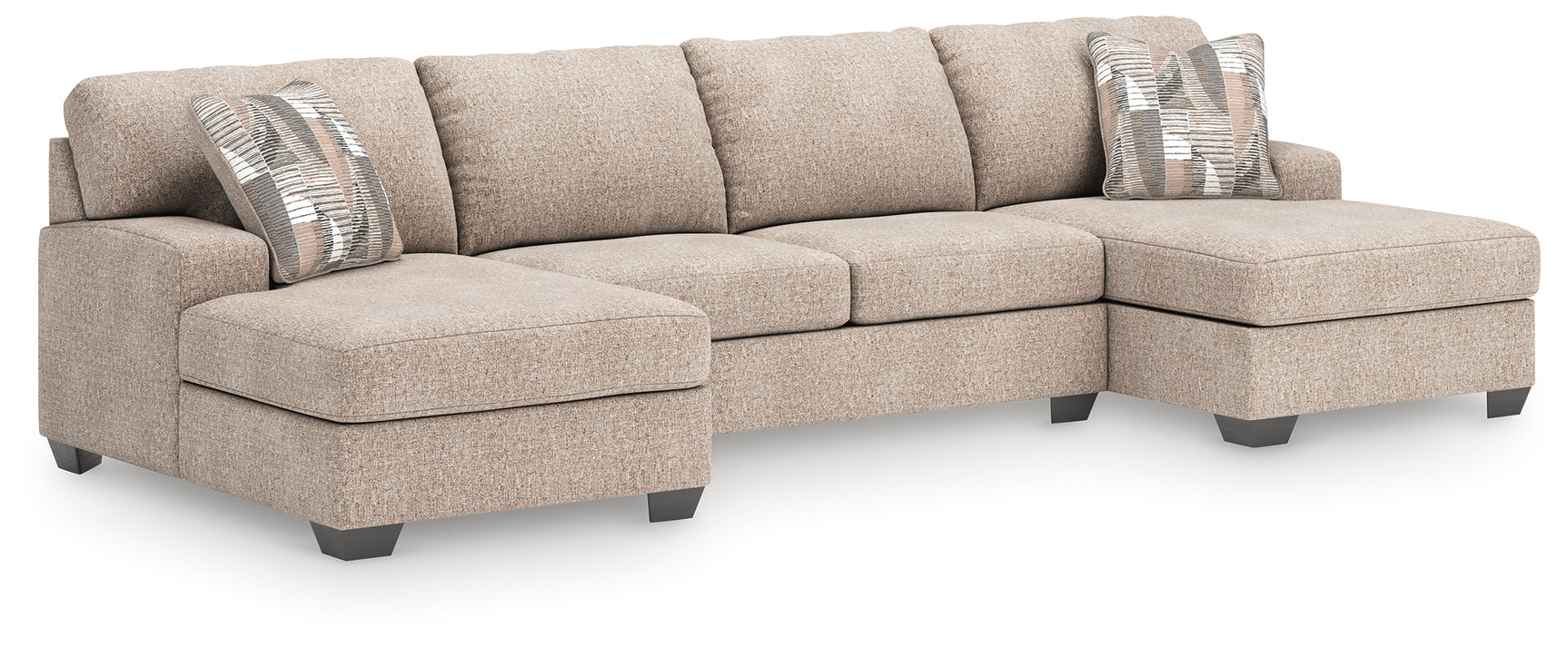 Straight-on view of Seyler Lane sectional sofa