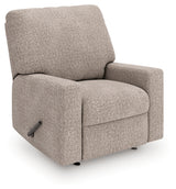 side view of Seyler Lane Hemp Chenille Recliner