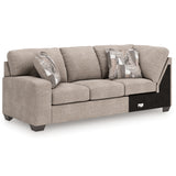 main view of Seyler Lane Hemp Chenille 3-Piece Sectional with Chaise sectional sofa