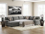 detail of sectional sleeper mechanism on Clarington sofa