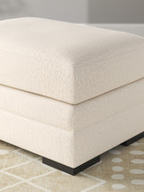Lango Jute Sofa and Ottoman set front view