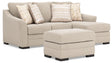 Lango Jute Sofa side angle