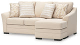 Lango sofa chaise side view showing chaise