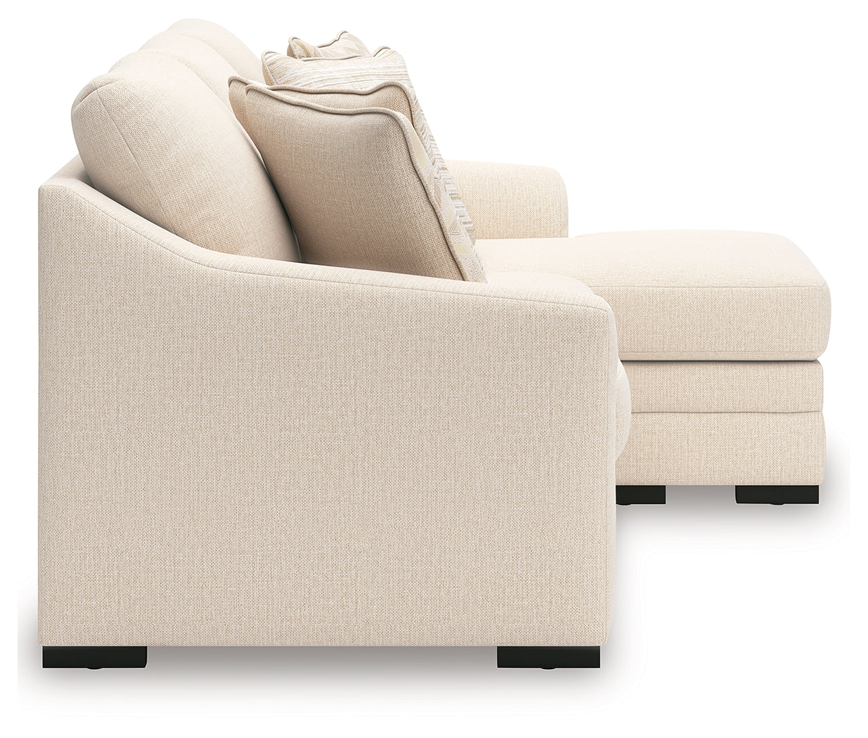 Lango sofa chaise side close-up