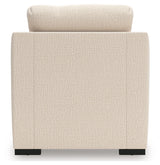 Lango Jute chenille chair back view