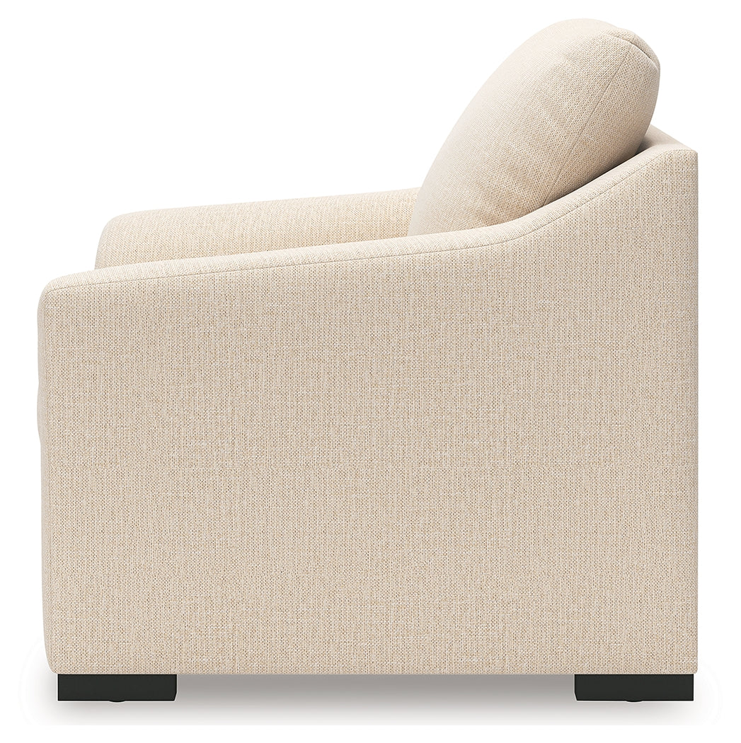 Lango Jute chenille chair alternate side angle