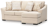 Lango Sofa Chaise Sleeper pull-out mattress open