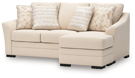 Lango Sofa Chaise Sleeper pull-out mattress open