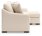 Lango Sofa Chaise Sleeper fabric swatch showing jute chenille texture