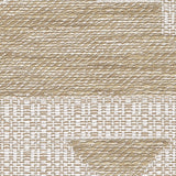 Lango Jute Sofa and Ottoman set front view