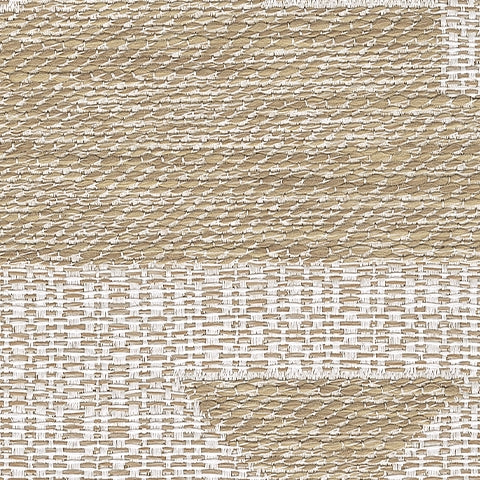 Lango Jute Sofa and Ottoman set front view