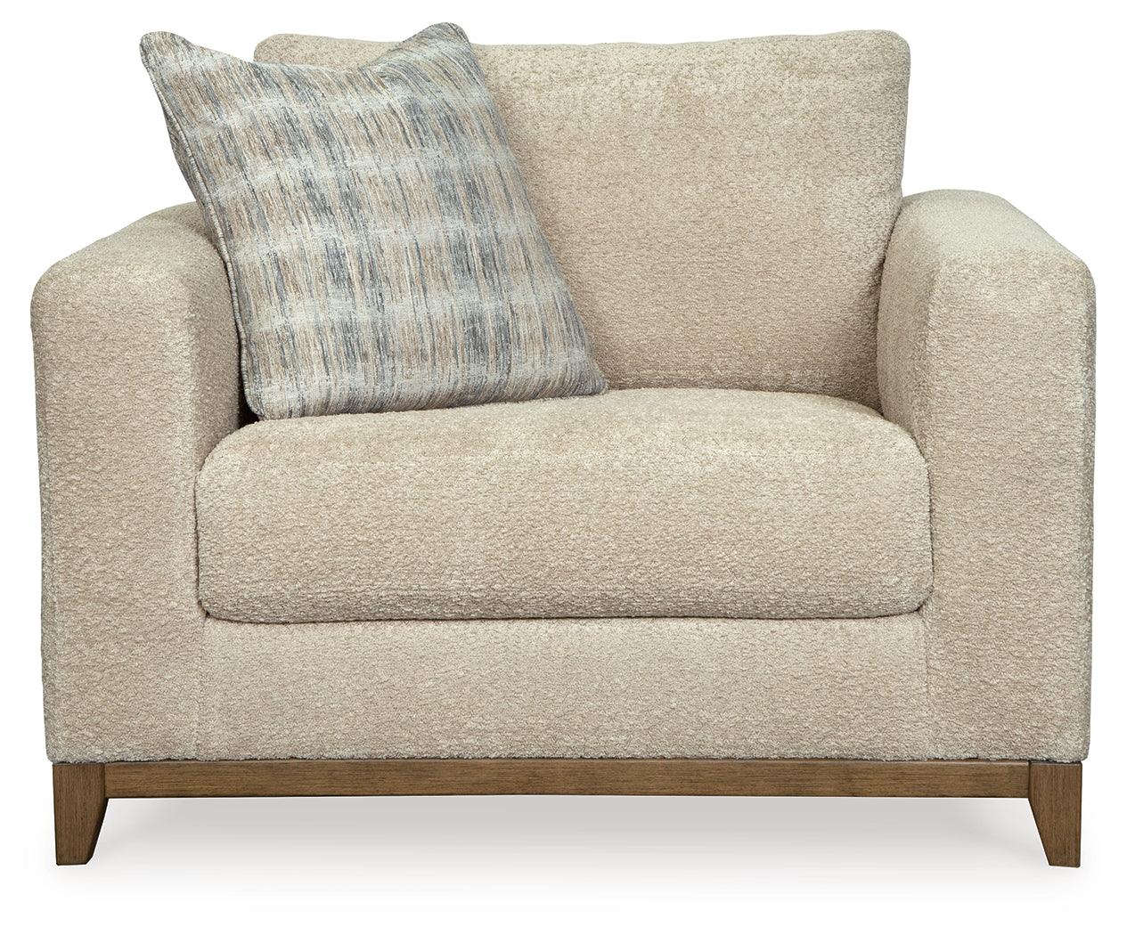 Parklynn Desert Chenille Chair side profile