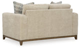Front angle of Parklynn Desert loveseat