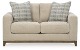 Parklynn Desert Chenille Loveseat head-on front view