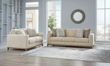 Side view of Parklynn Desert Sofa and Loveseat furniture