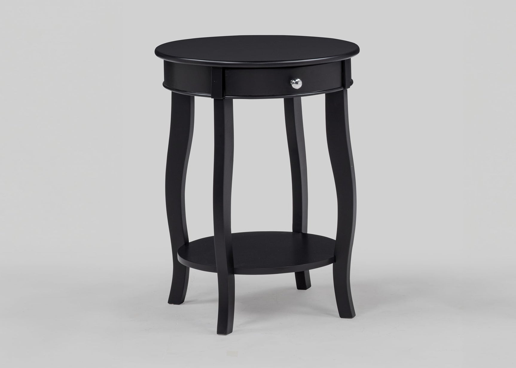 Jacie Black Chairside Table from Decor Furniture