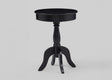 Romy Black Chairside Table from Decor Furniture