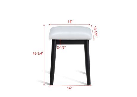 Vanity set in bedroom setting