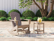 Sundown Treasure Driftwood Outdoor Chair with End Table — product view