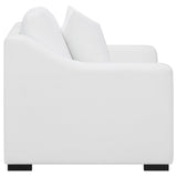 Ashlyn Upholstered Sloped Arm Accent Chair White — product image 8
