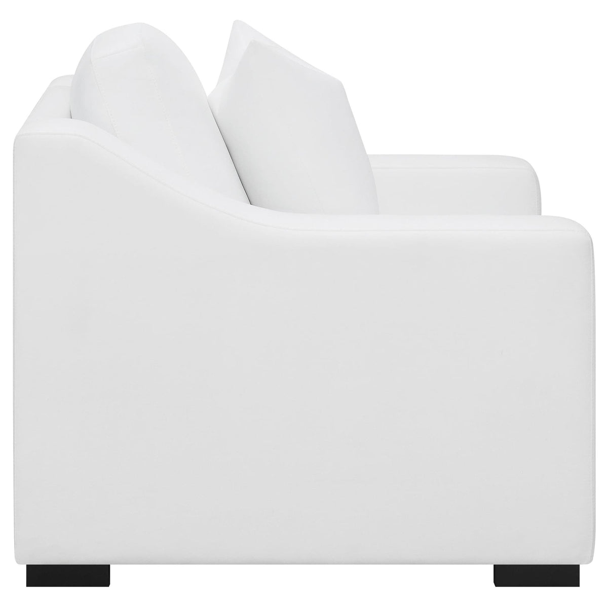 Ashlyn Upholstered Sloped Arm Accent Chair White — product image 8