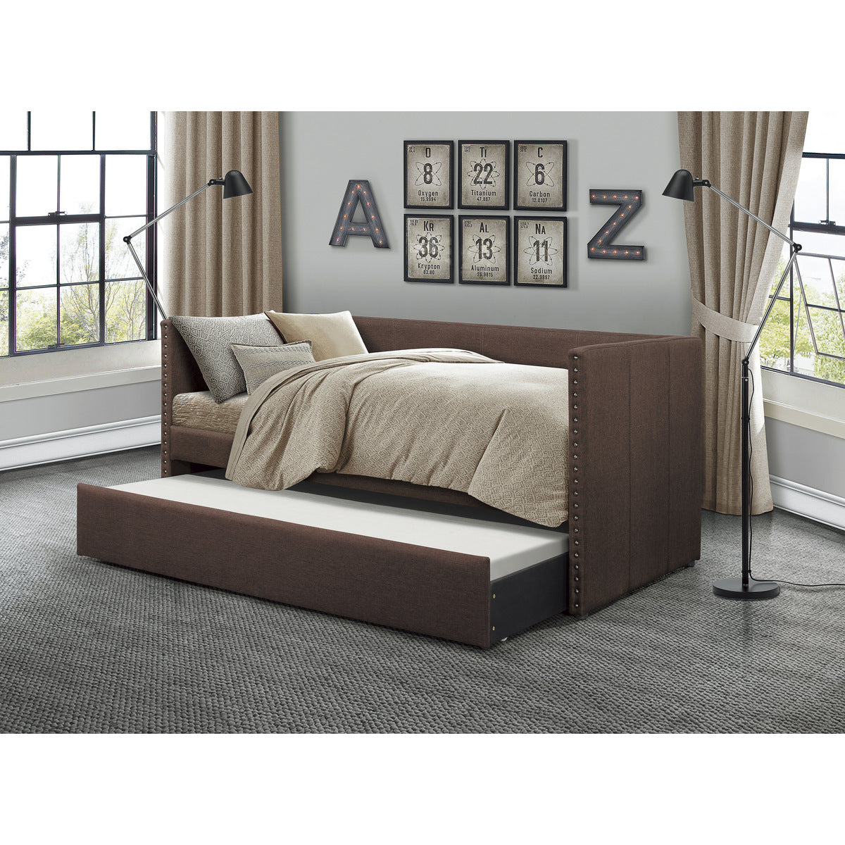 Therese daybed and trundle in room setting