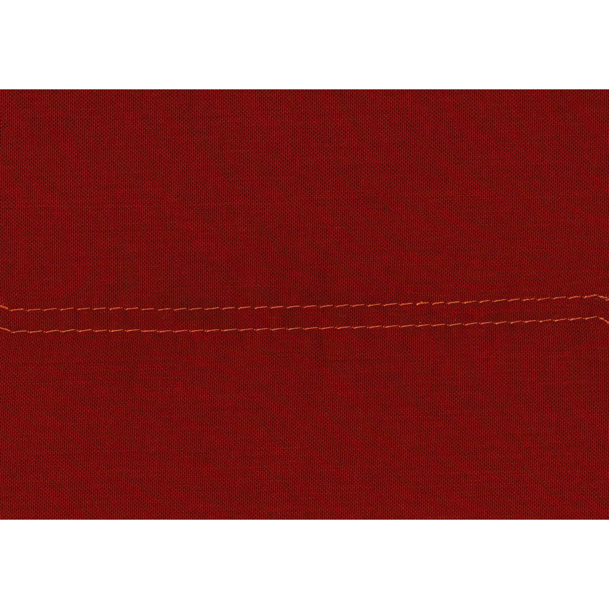 Red fabric swatch sample for daybed upholstery