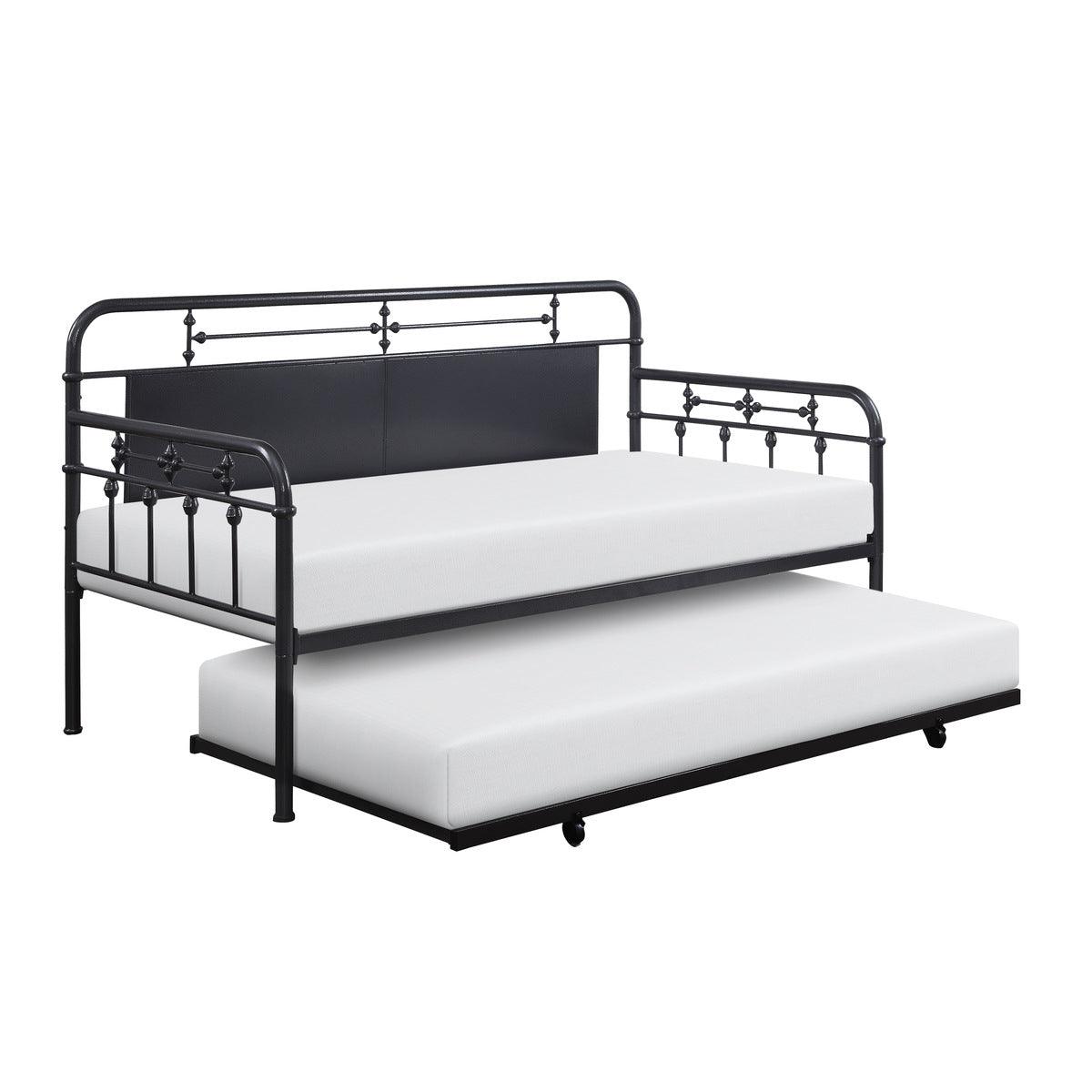 Blanchard Daybed with Trundle open showing trundle pulled out