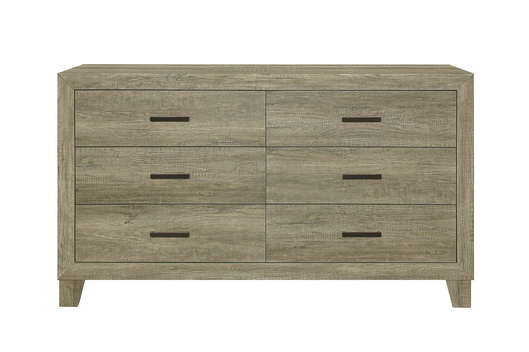 Gray Panel Bedroom Set bed side view