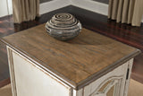 Realyn White/Brown Coffee Table with 1 End Table — product image 10