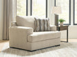 Lofwood Oatmeal Chenille Oversized Chair — product view