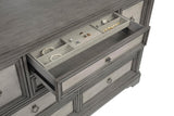 Cresswell 8-Drawer Bedroom Dresser Weathered Taupe — product image 12