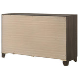 Farre 6-Drawer Dresser Dark Brown — product image 8