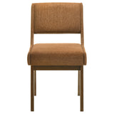 Galindo Nutmeg Upholstered Dining Side Chair Set of 2 — product image 4