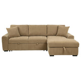 Pastrana sleeper sofa showing pull-out bed mechanism