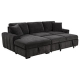 Side view of Pastrana Upholstered Sleeper Sectional Sofa
