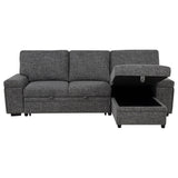 Back cushions with reversible polyester fiber fill on Demko sectional