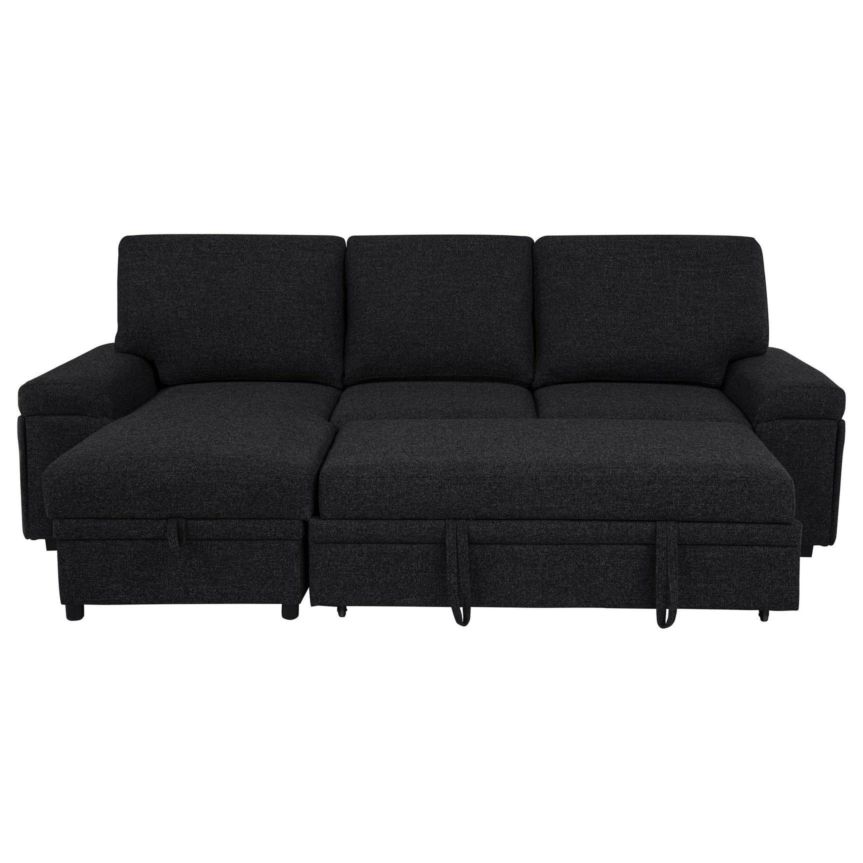 Reversible polyester fiber back cushion detail