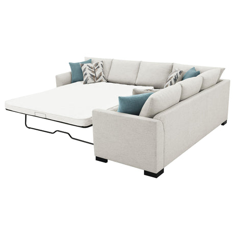Metal frame under sectional seating