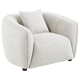 Aleisha 3-piece Chenille Upholstered Sofa Set Ivory