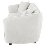 Aleisha Chenille Upholstered Sofa Ivory