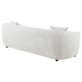 Aleisha Chenille Upholstered Sofa Ivory