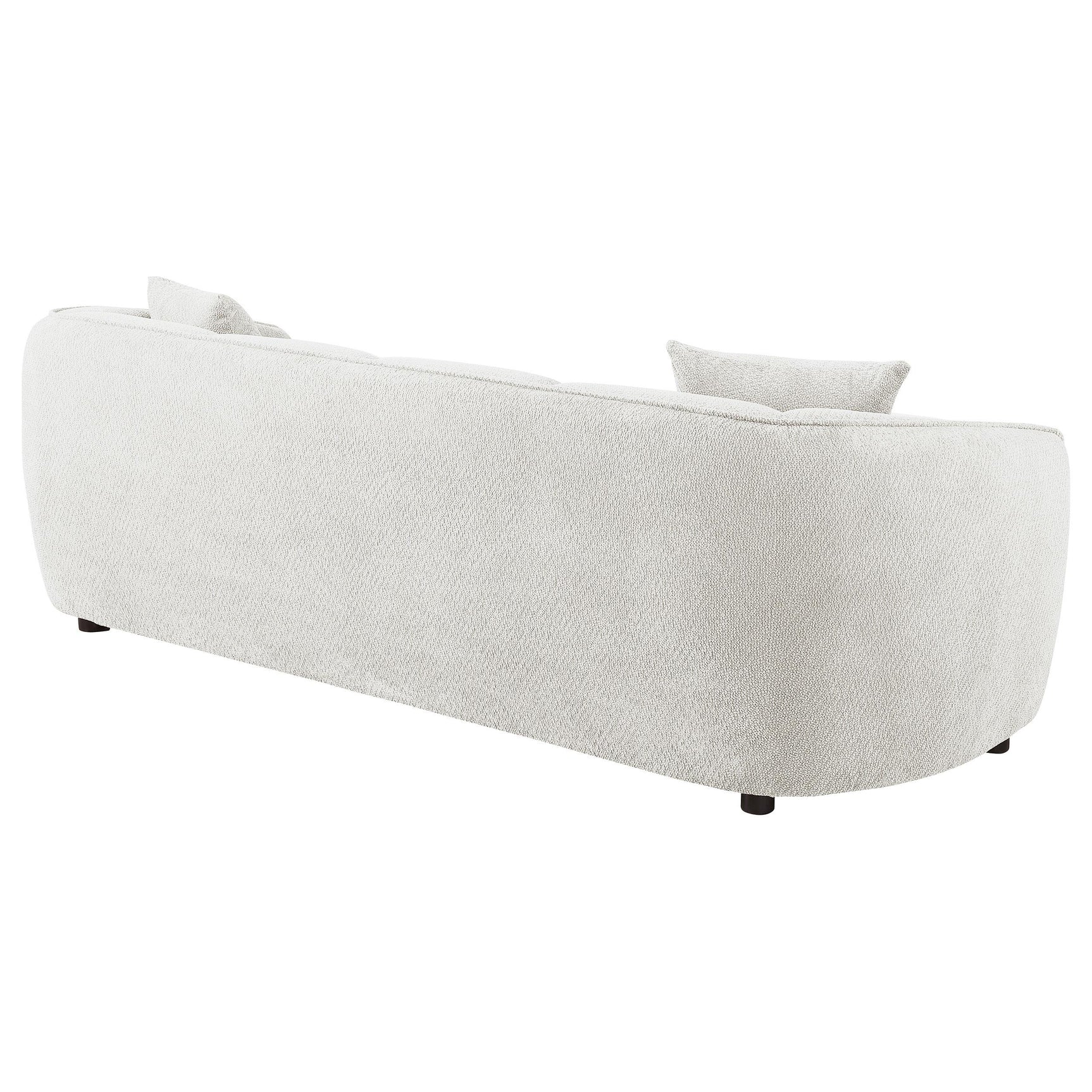 Aleisha Chenille Upholstered Sofa Ivory