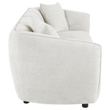 Aleisha Chenille Upholstered Sofa Ivory