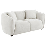 Aleisha Chenille Upholstered Loveseat Ivory