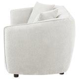 Aleisha Chenille Upholstered Loveseat Ivory