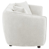 Aleisha Chenille Upholstered Loveseat Ivory