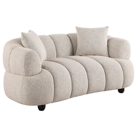 Front main view of Whitney sofa and loveseat set