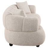 Whitney Contemporary Channel Tufted Boucle Upholstered Sofa